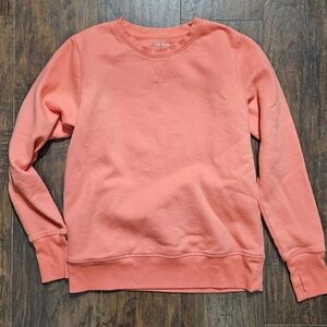 Tek Gear Coral Size Small Fleece Sweatshirt